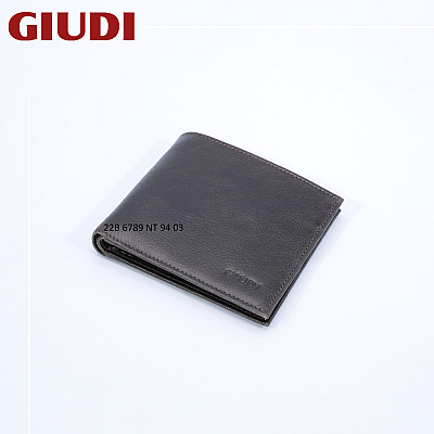 FW2022 GIUDI MEN LEATHER WALLET 22B 6789 NT 94 03	